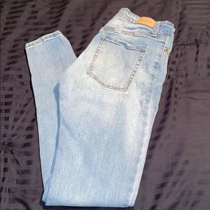 High Rise Denim Skinny Jeans
